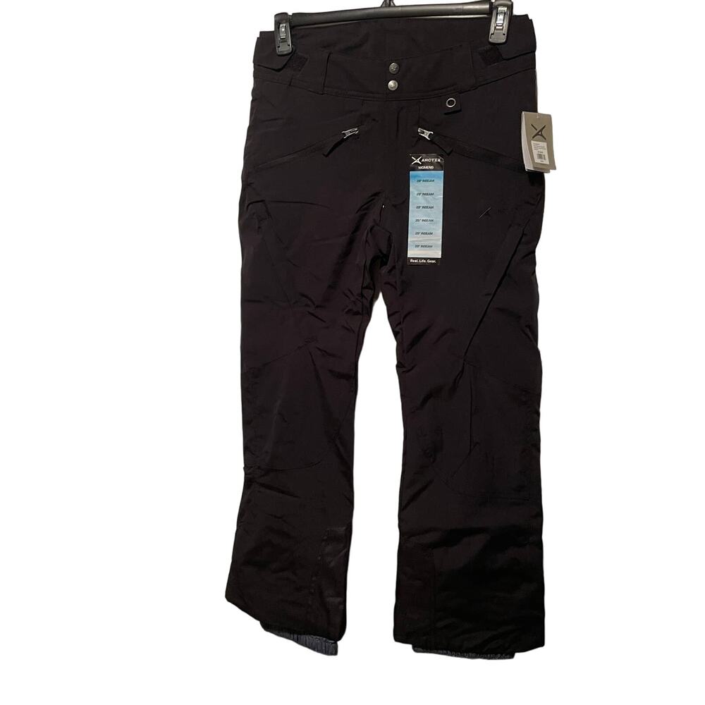 Arctix Mountain Premium Mesh-Lined Snowboard Cargo Pant Small black